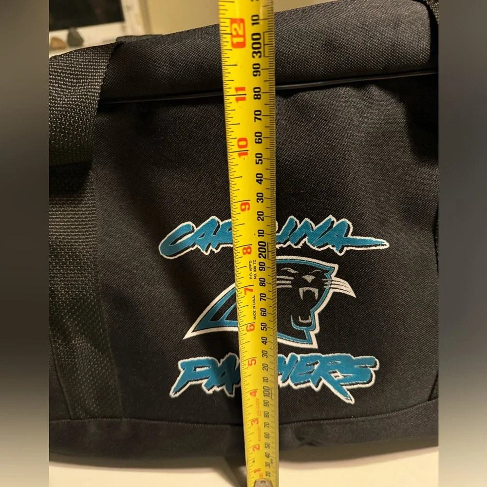 Vintage Carolina Panthers NFL Football Black Men’s Duffel Bag MINTY